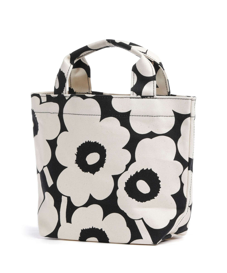 Marimekko Unikko Mono Mini Handbag cotton/black