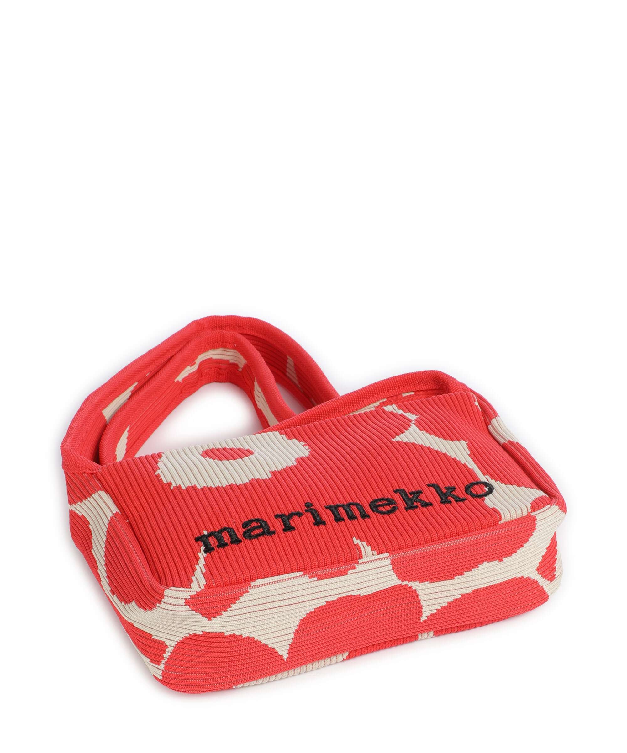 Marimekko Knitted Unikko Crossbody bag pink/beige