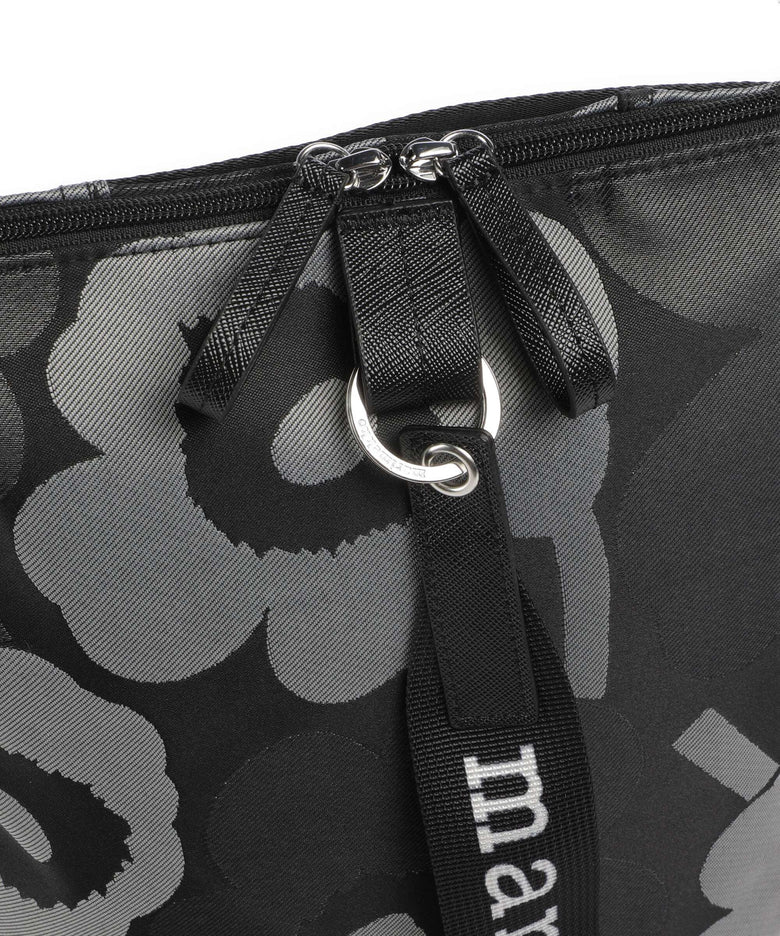 Marimekko Carry All Unikko Crossbody bag grey/dark grey/black