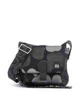 Marimekko Unikko Mini Bandolera grey/dark grey/black