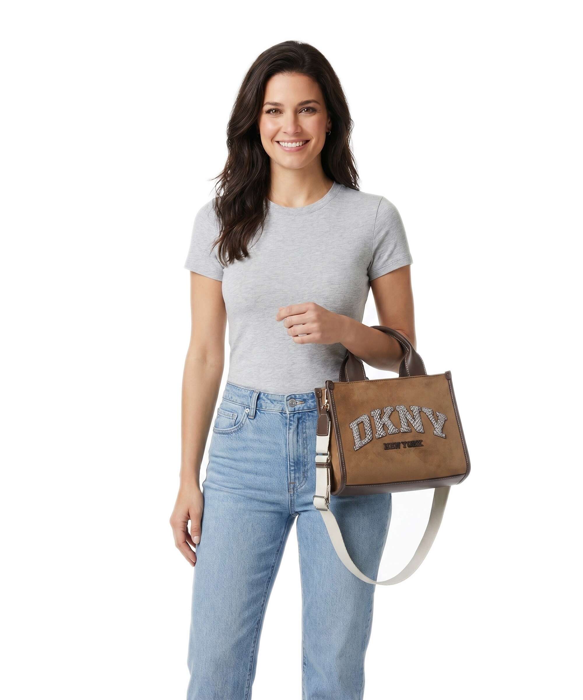 DKNY Hadlee Small Handbag almond