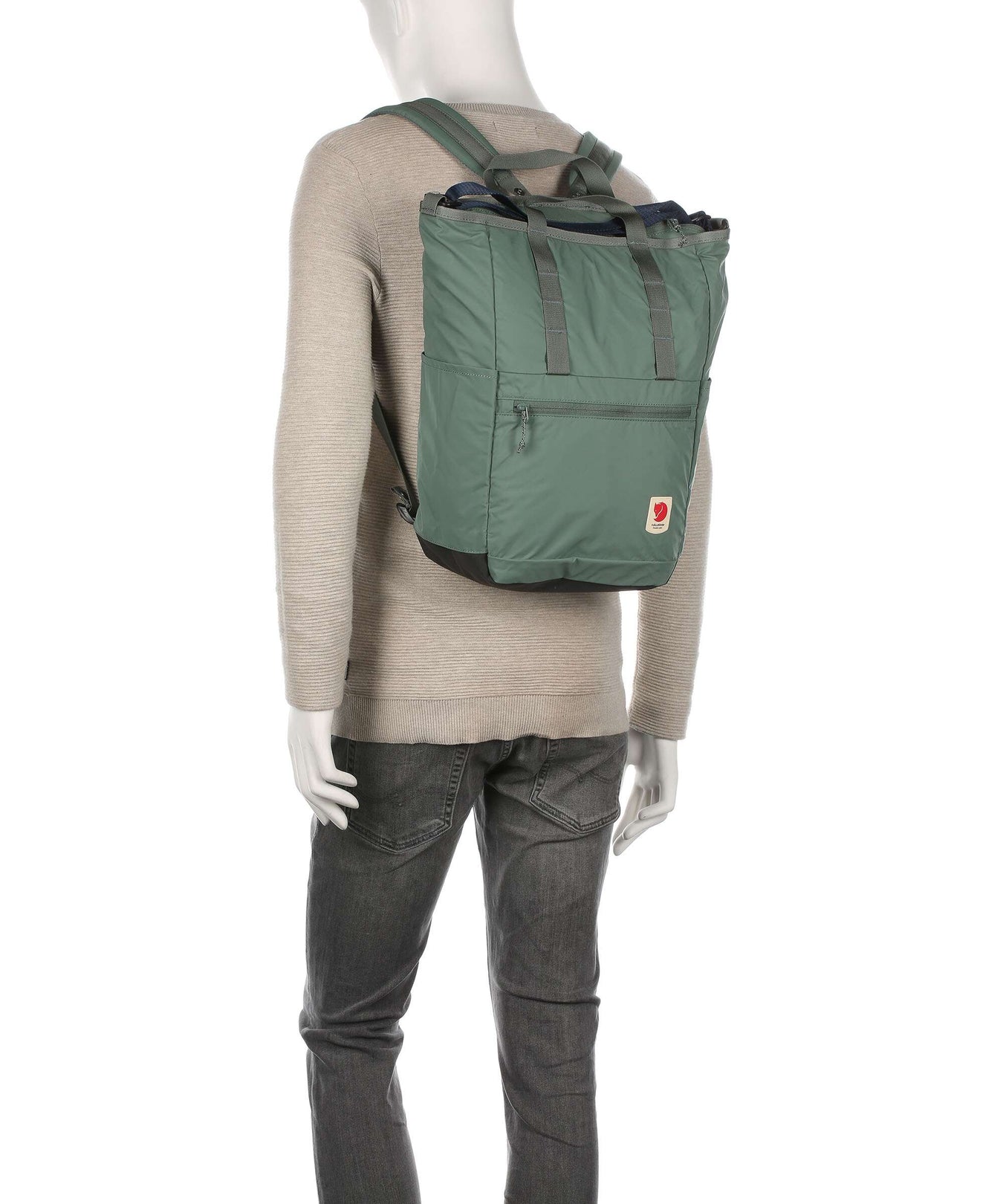 Fjällräven High Coast Backpack bag patina green
