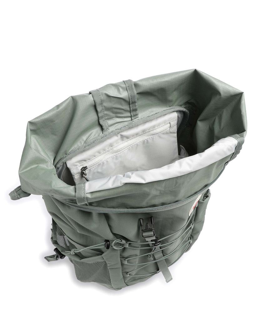 Fjällräven Abisko Hike Foldsack Hiking backpack patina green