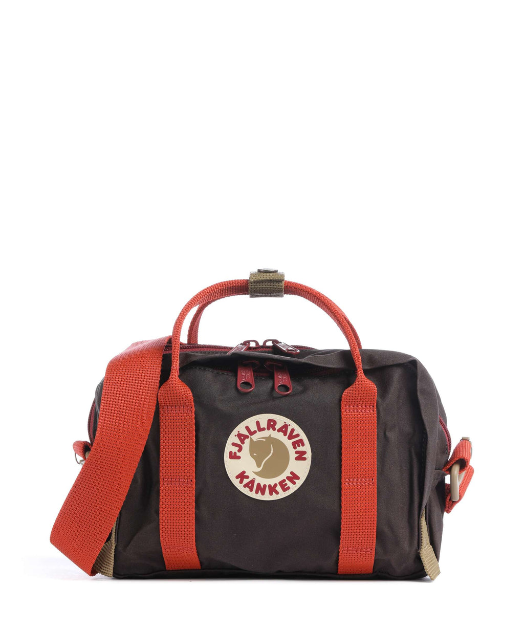 Fjällräven Kånken One Size Crossbody bag black oak/rowan red