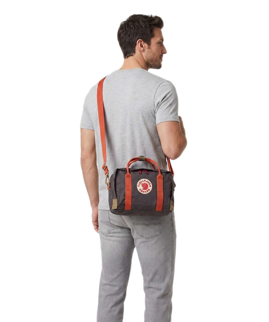 Fjällräven Kånken One Size Crossbody bag black oak/rowan red
