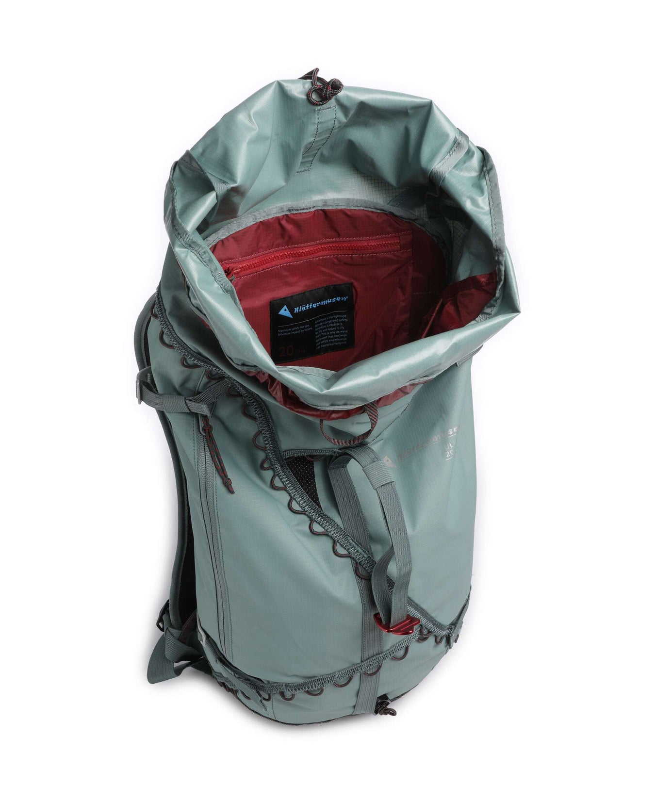 Klättermusen Ull 20L Hiking backpack jade green