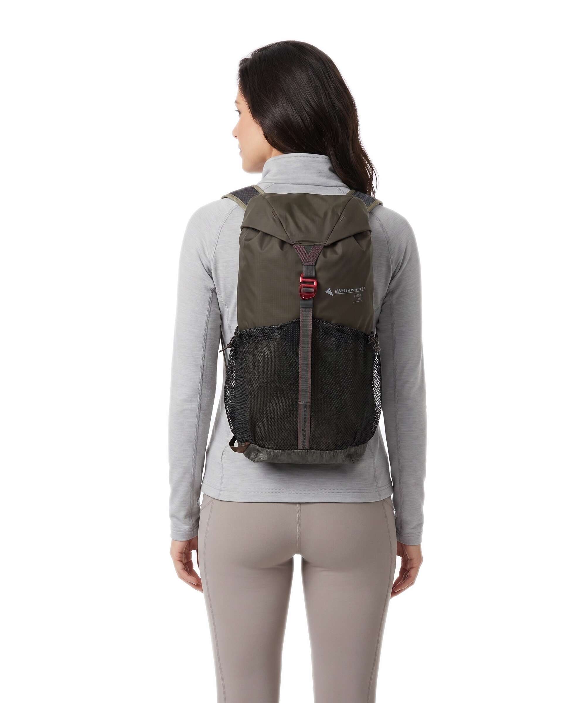 Klättermusen Fjörm 18 Trekking backpack slate brown