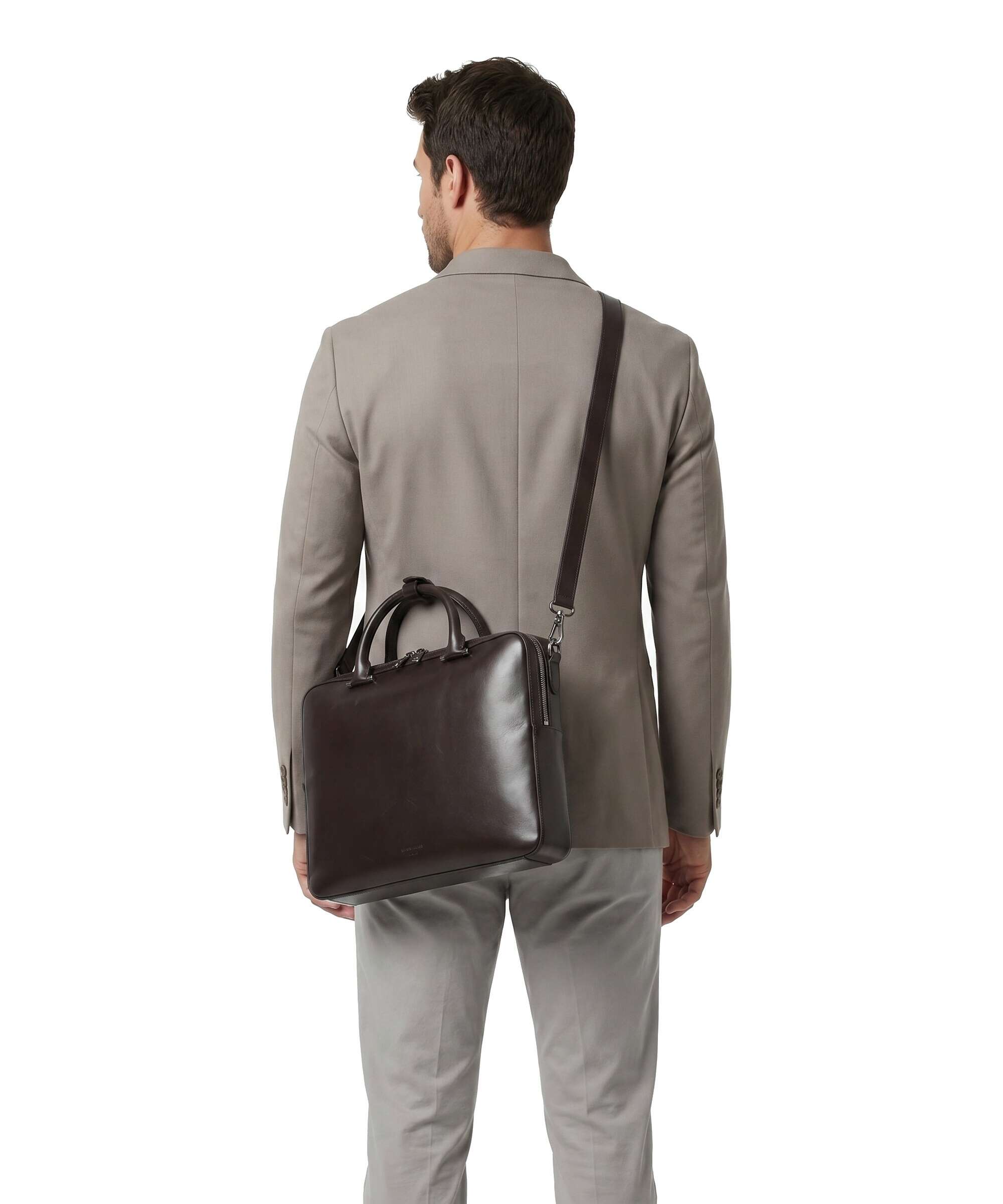 Tiger of Sweden Valise Briefcase dark brown