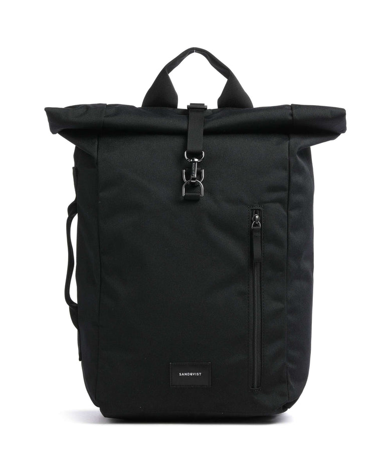 Sandqvist Ground Dante Vegan Rolltop backpack black