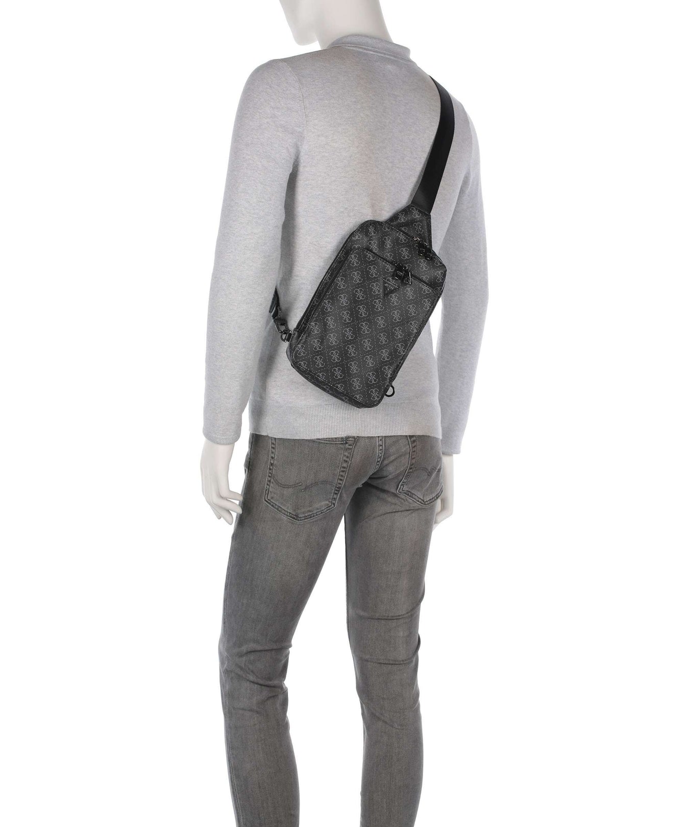 Guess Milano Sling bag dark black