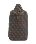 Guess Milano Sling bag brown/ochre/burgundy