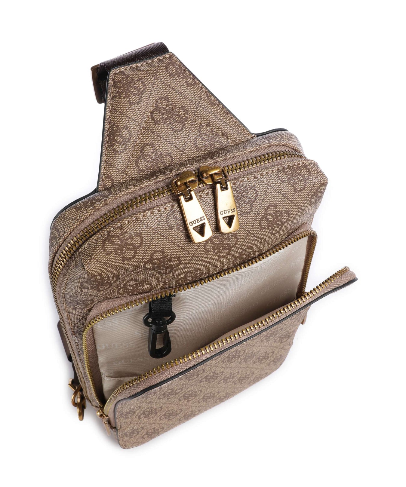Guess Milano Sling bag beige/brown/blue
