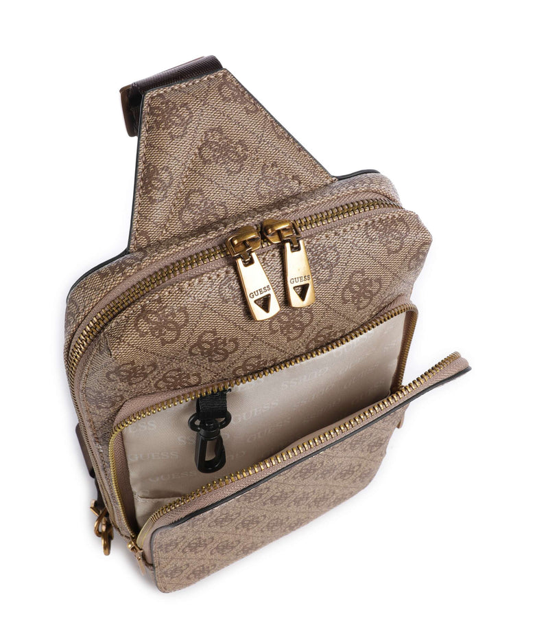 Guess Milano Sling bag beige/brown/blue