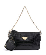 Maison Mollerus Croco Zell Bolso de hombro classic schwarz