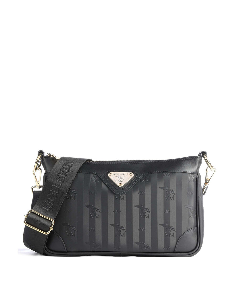 Maison Mollerus Vinerus Flums Crossbody bag black/nastro