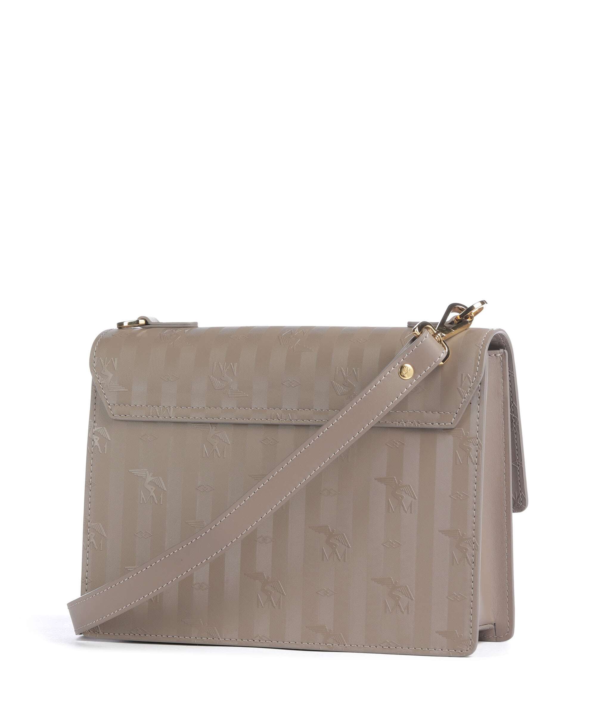 Maison Mollerus Vinerus Fey Crossbody bag taupe grau