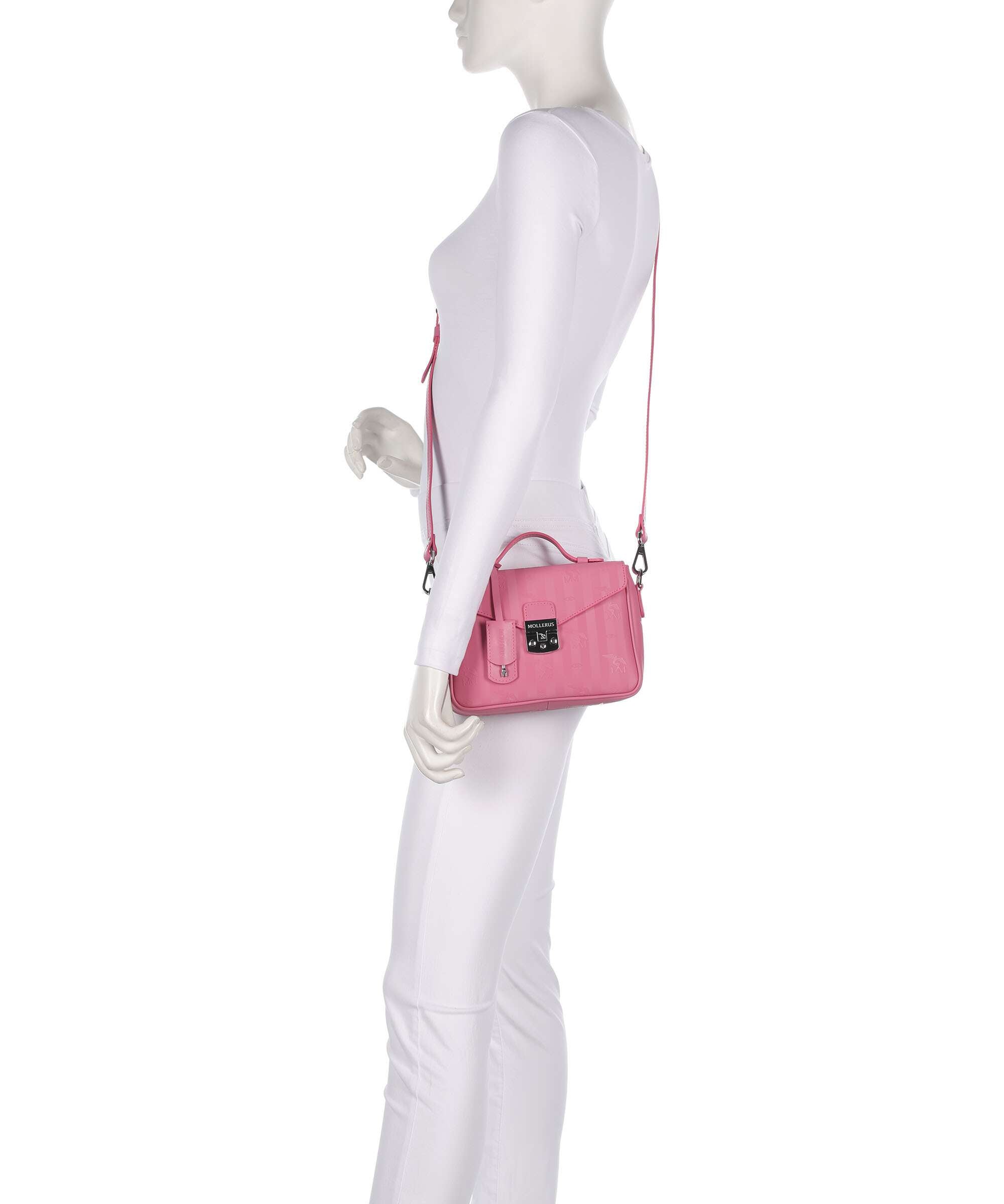 Maison Mollerus Vinerus Meyrin Crossbody bag bubble pink