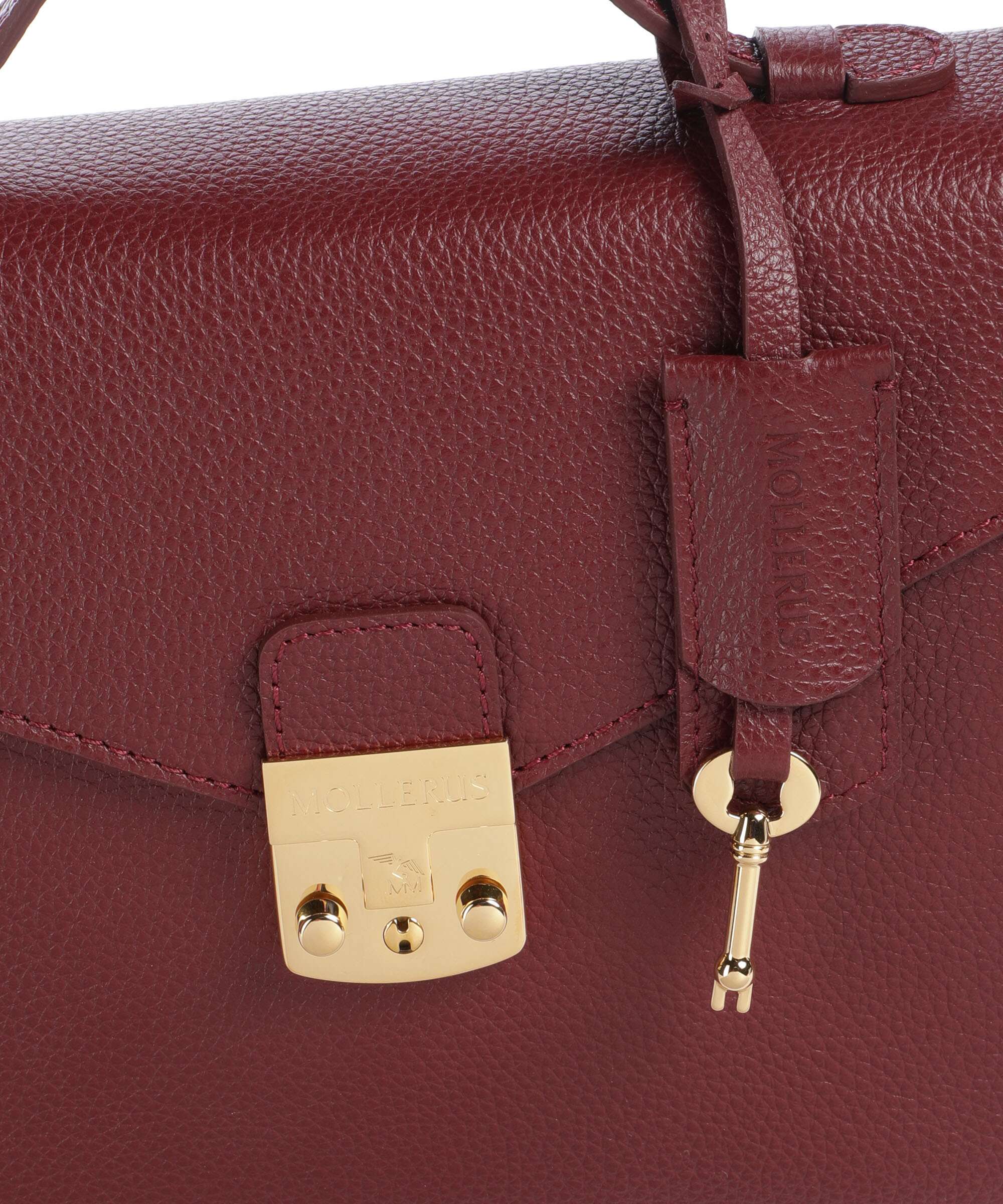 Maison Mollerus Stampato Marly Handbag antique rot