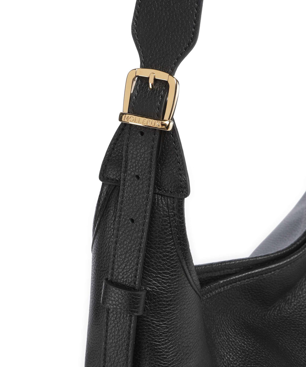Maison Mollerus Mendrisio Hobo bag schwarz