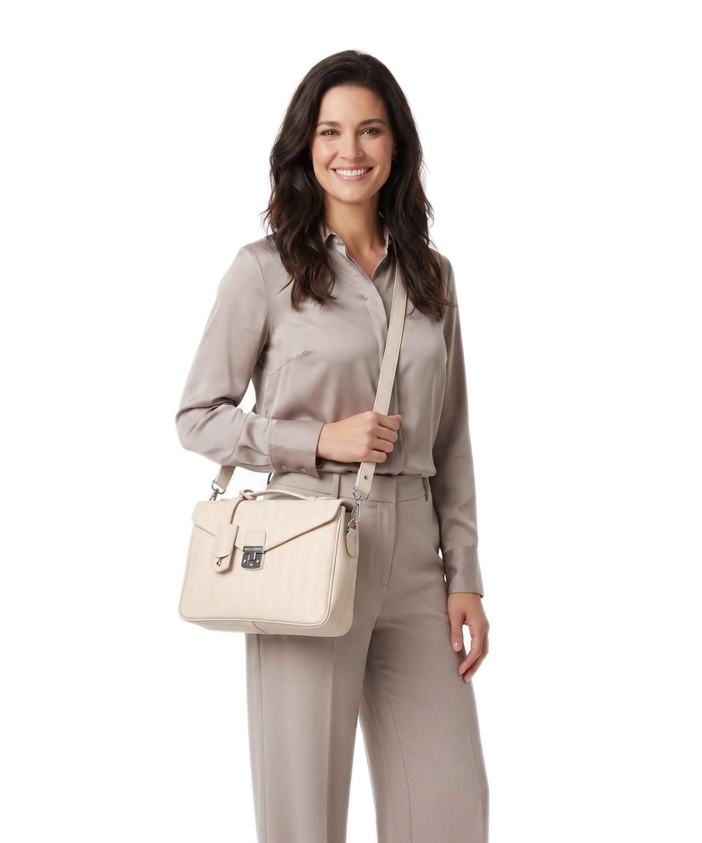 Maison Mollerus Vinerus Marly Crossbody bag pearl
