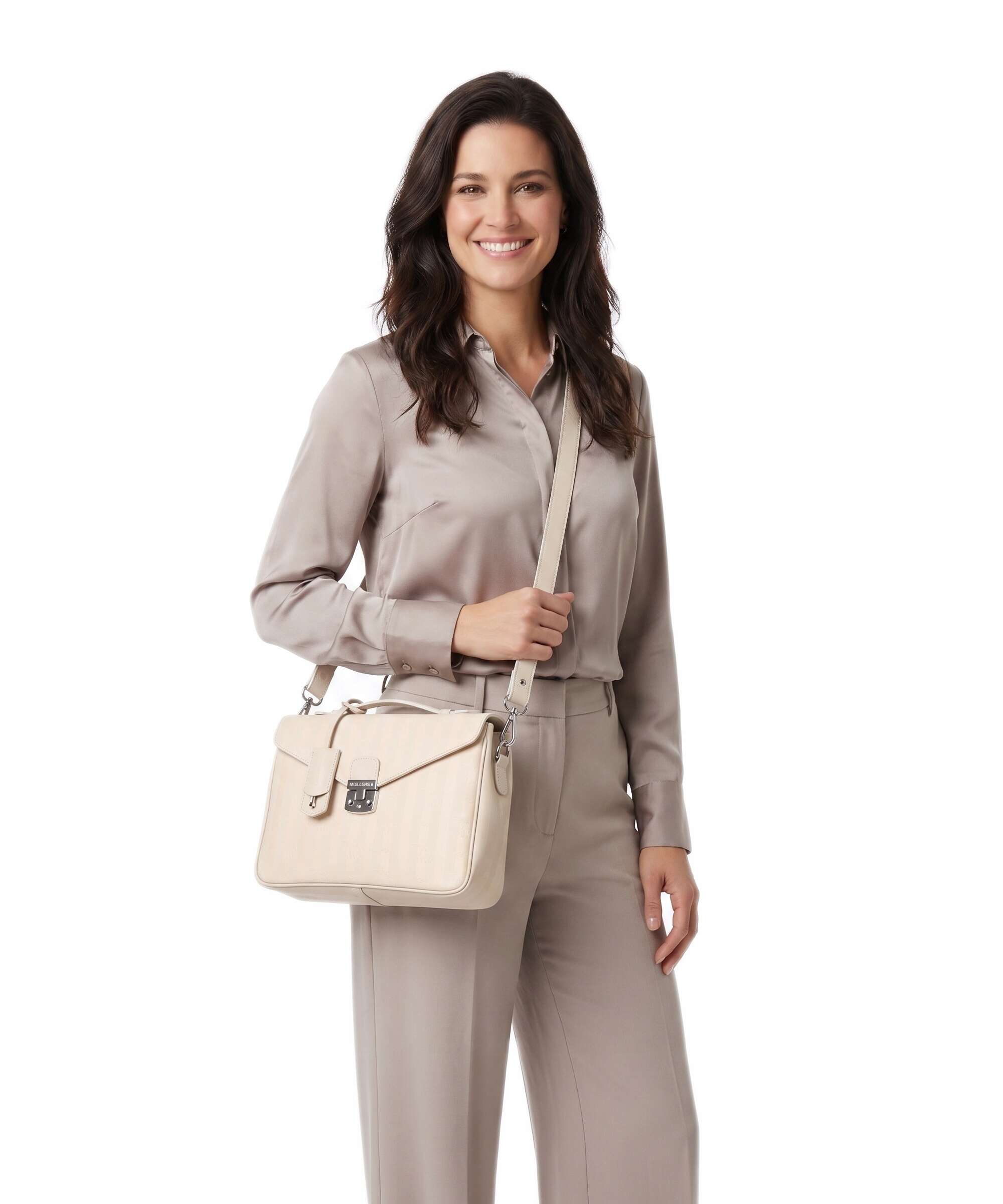 Maison Mollerus Vinerus Marly Crossbody bag pearl