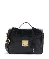 Maison Mollerus Croco Meyrin Bandolera classic schwarz