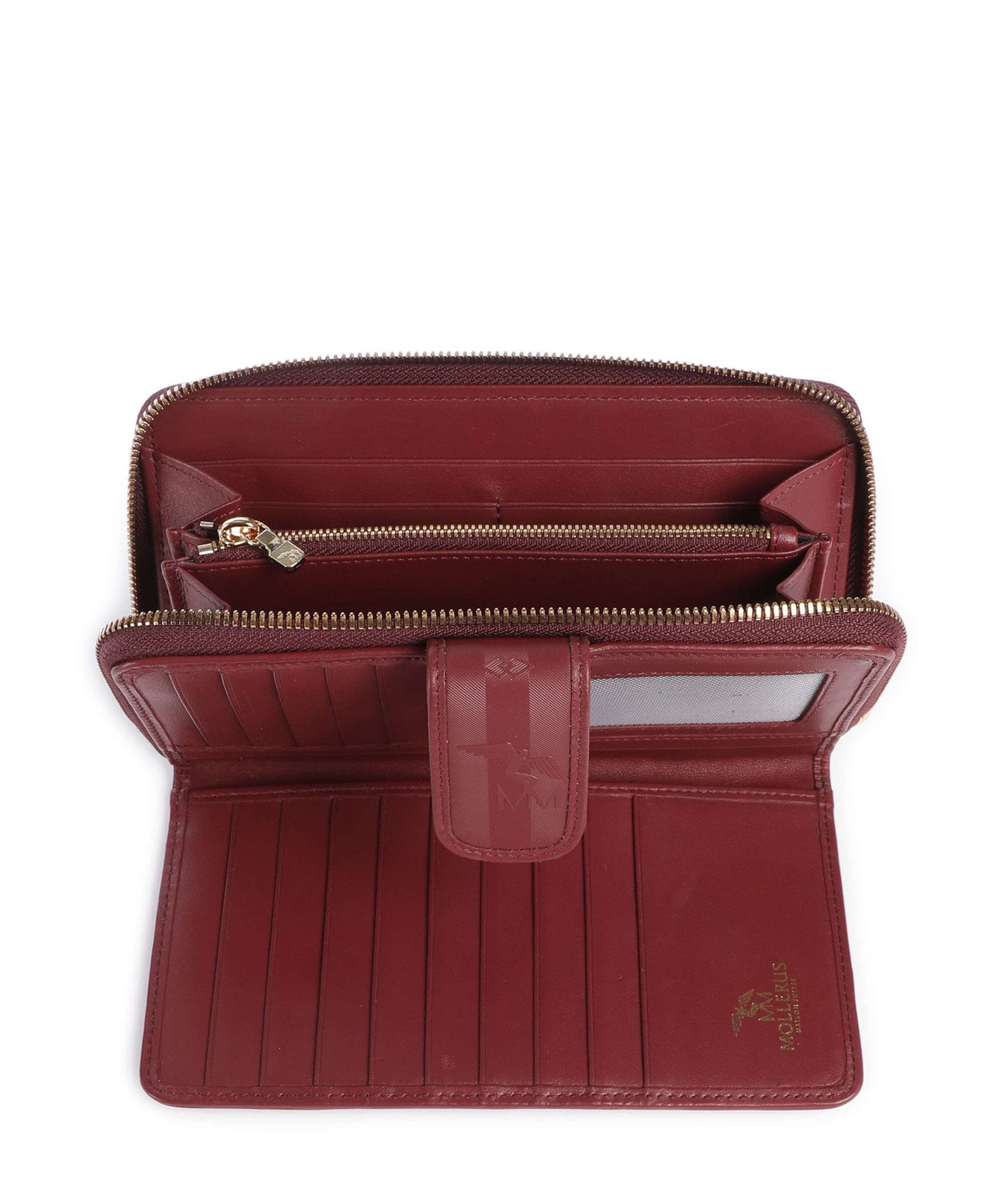 Maison Mollerus Vinerus Matterhorn Wallet antique rot