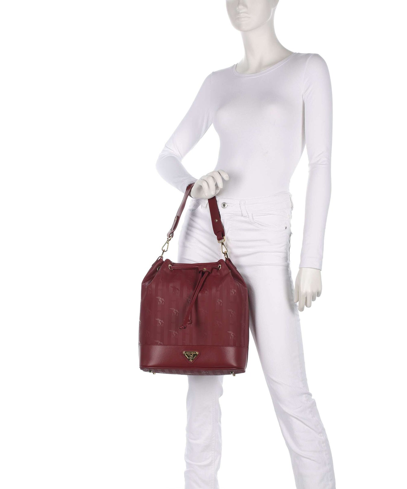 Maison Mollerus Vinerus Niesen Bucket bag antique rot