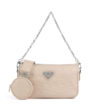 Maison Mollerus Stampato Zell Shoulder bag vanilla beige
