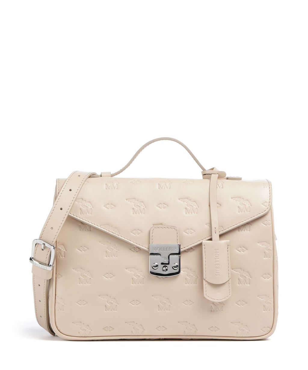 Maison Mollerus Stampato Marly Handbag vanilla beige