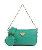 Maison Mollerus Stampato Zell Bolso de hombro mint grün
