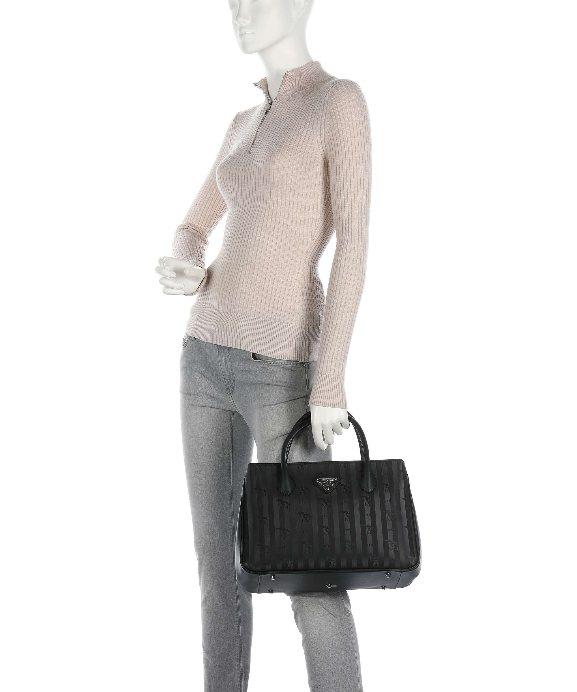 Maison Mollerus Vinerus Donat Handbag black