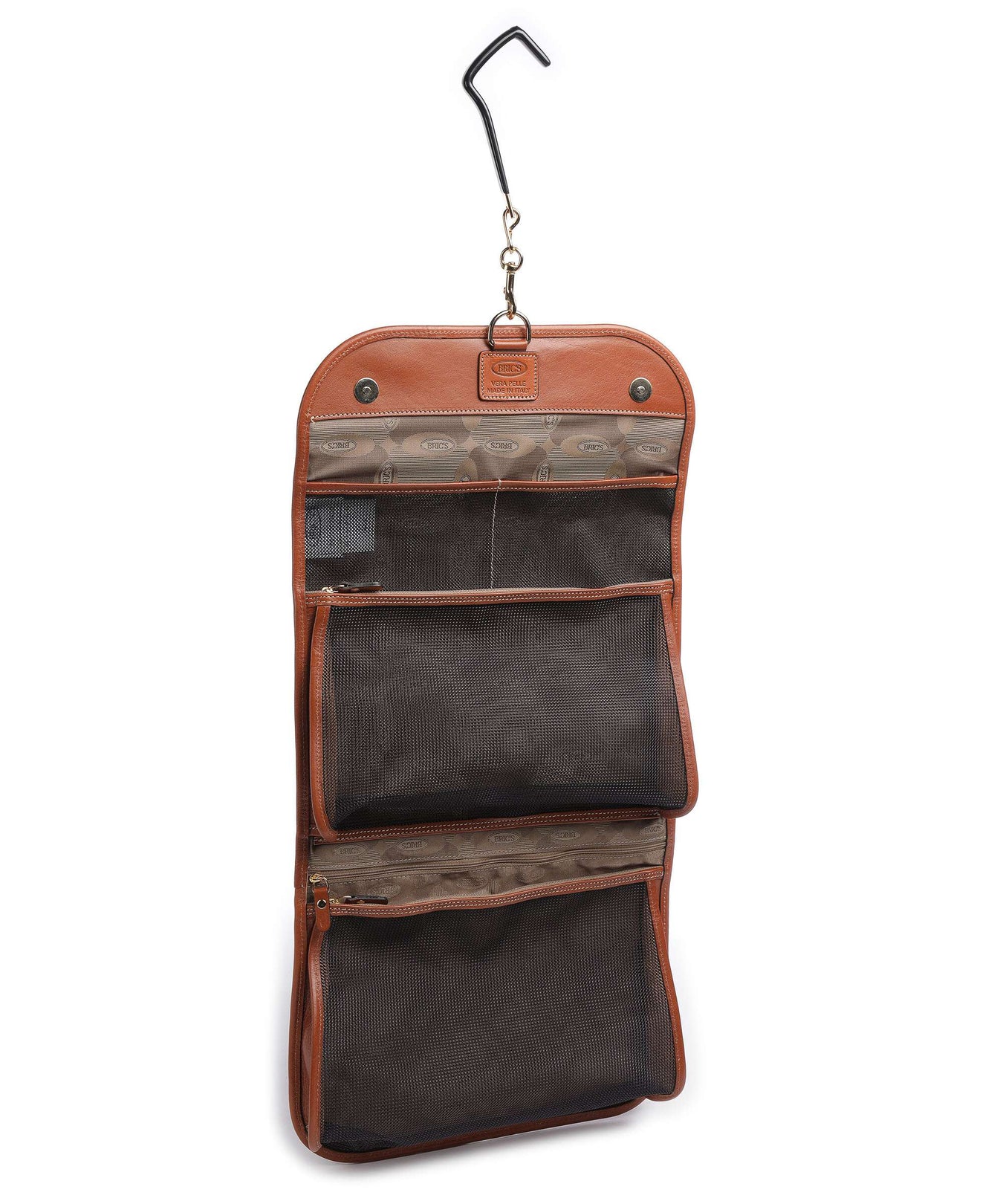 Brics Life Pelle Toiletry bag cognac