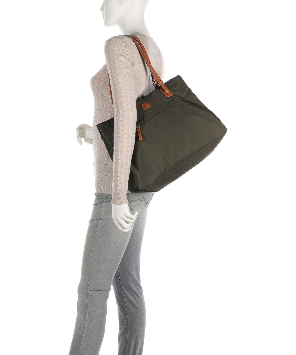 Brics X-Collection Tote bag olive