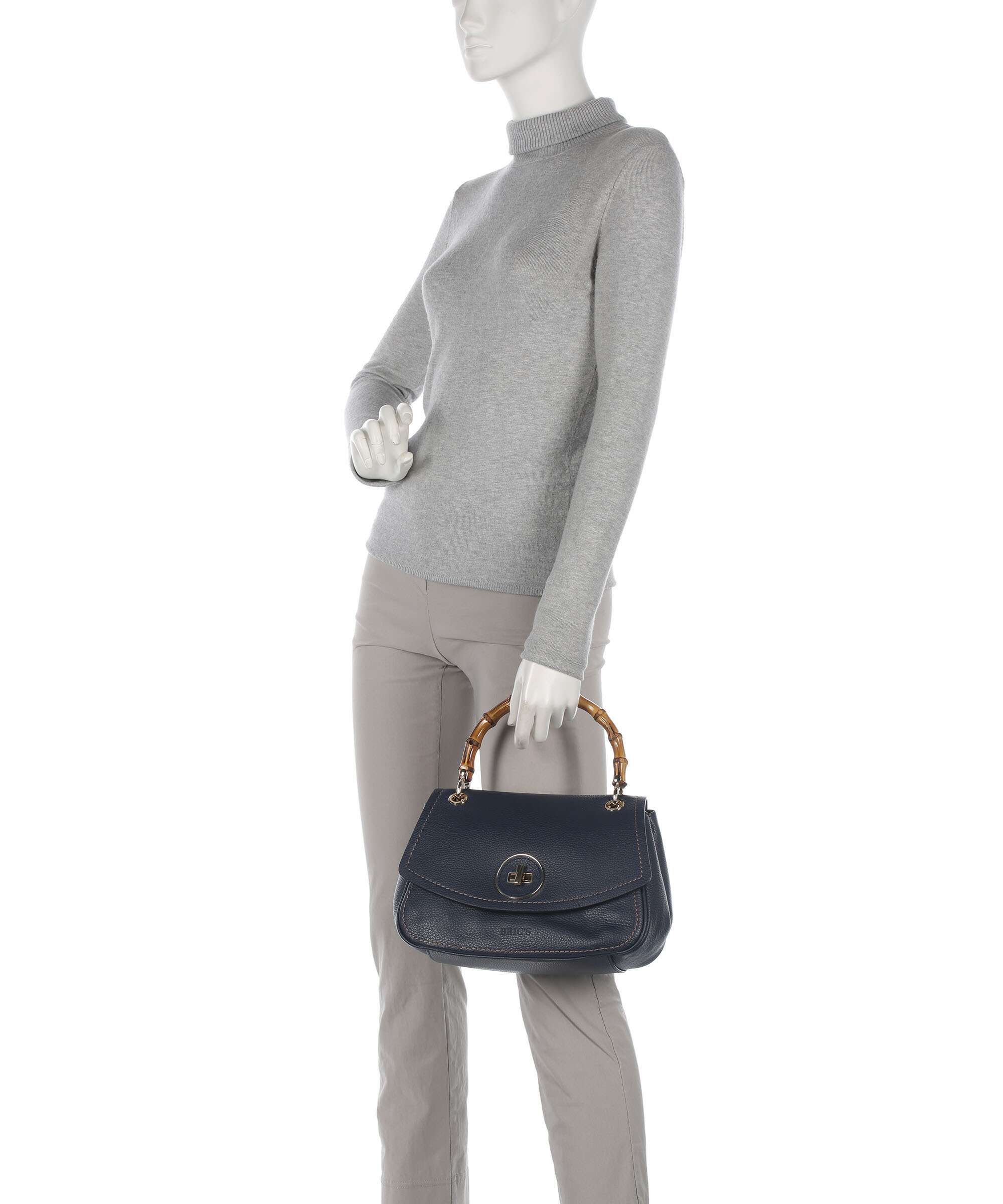 Brics Gondola Girasola Handbag night blue/caramel