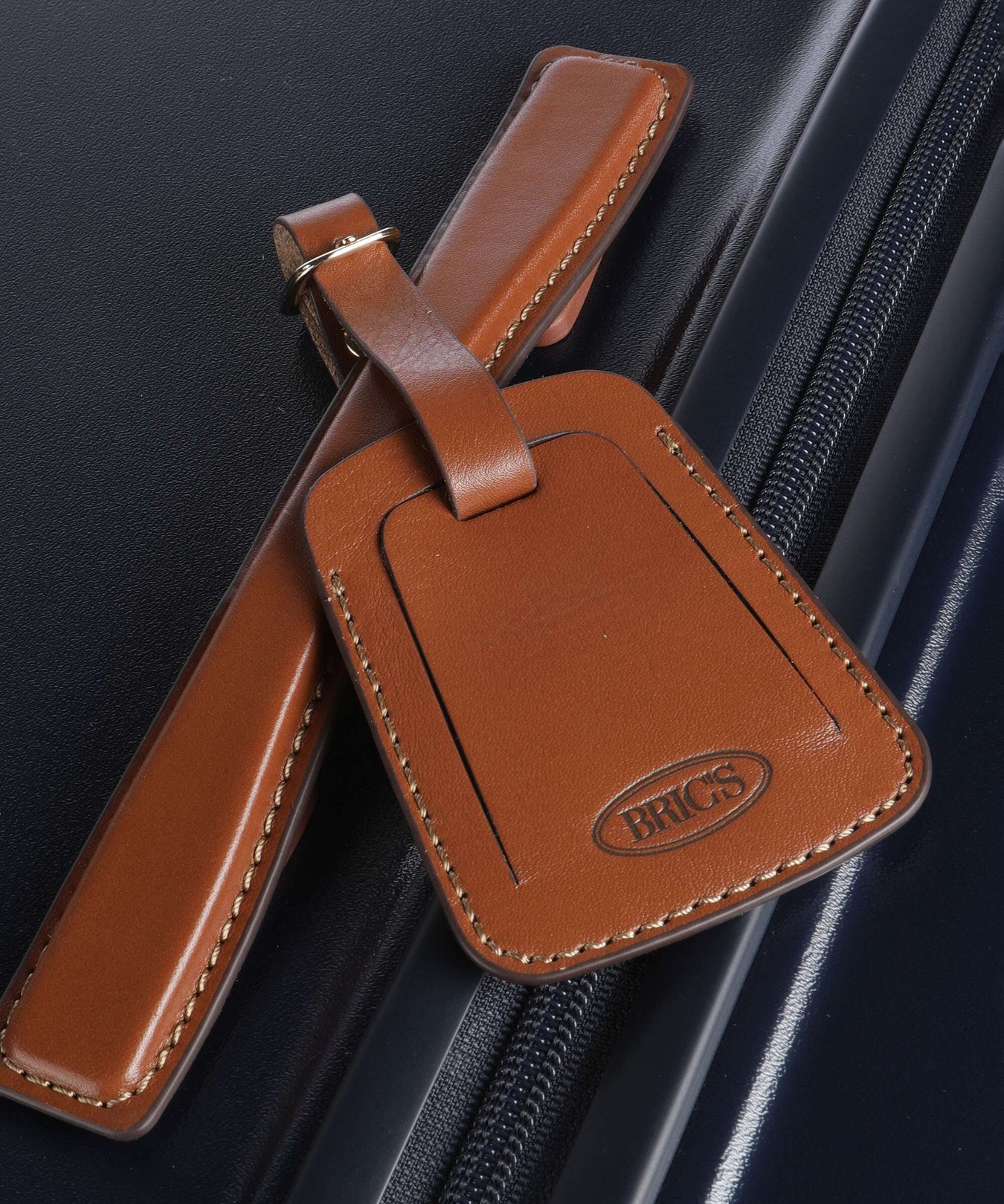 Brics Bellagio Spinner (4 wheels) blue/tan