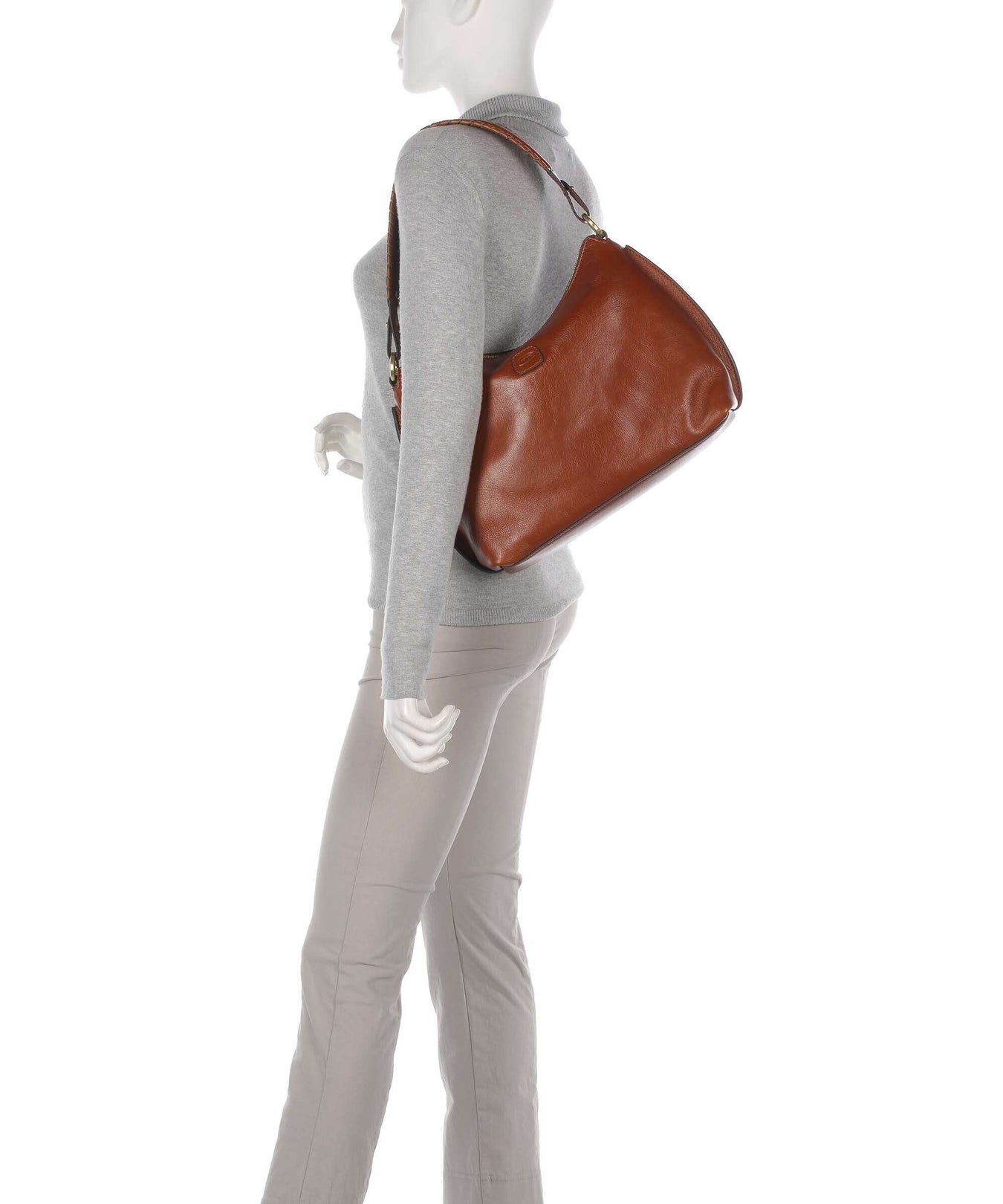 Brics Volterra Hobo bag tobacco