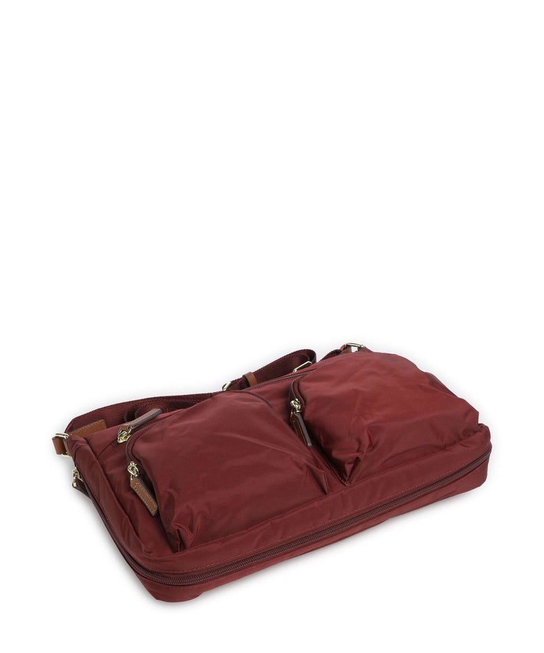 Brics X-Collection Crossbody bag bordeaux