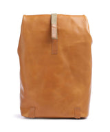Brooks England Pickwick Leather Large Mochila roll-top cognac