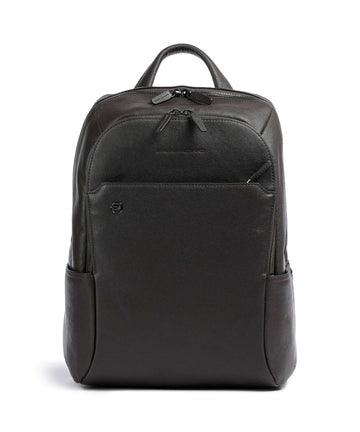 Piquadro Black Square Mochila para portátil testa di moro