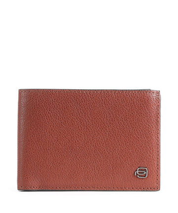 Piquadro Black Square RFID Monedero tabacco