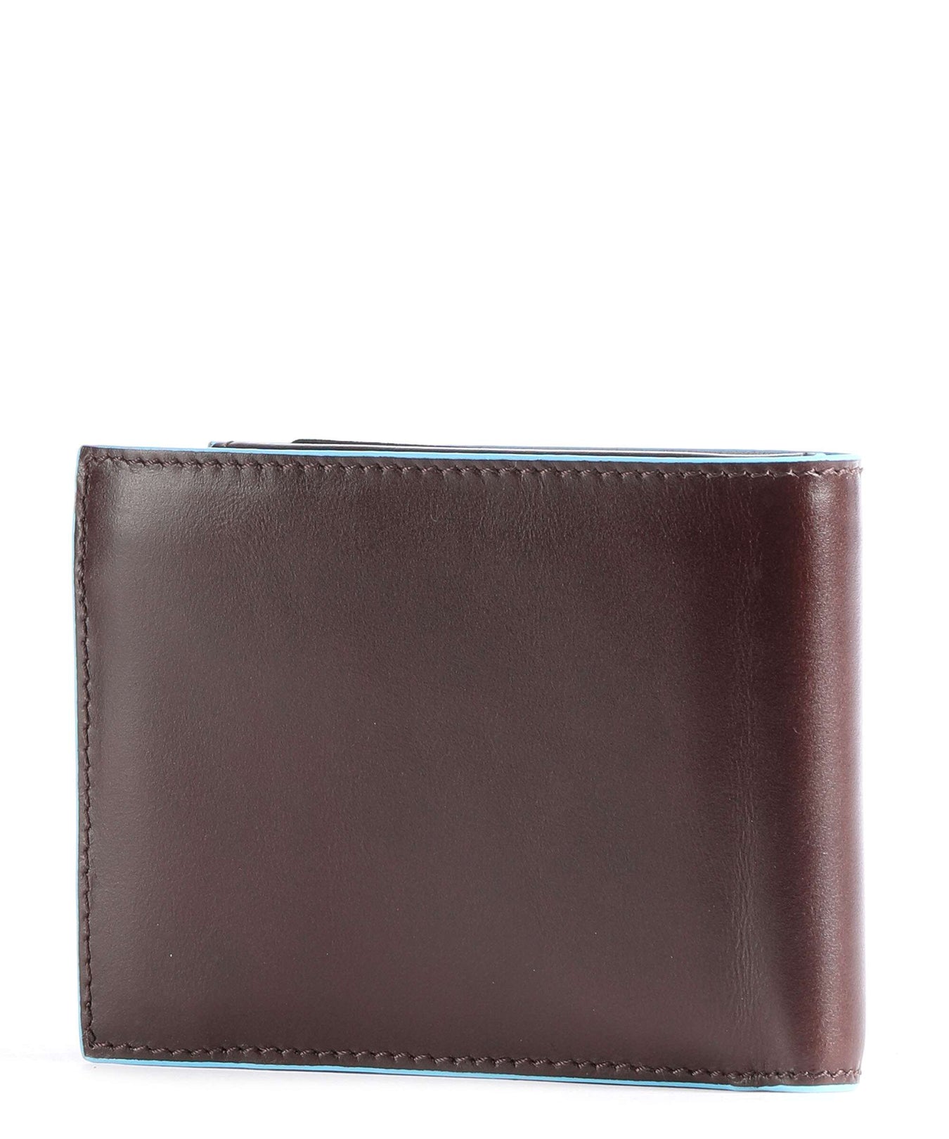 Piquadro Blue Square RFID Wallet mahogany