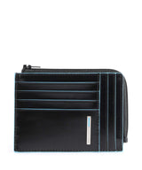Piquadro Blue Square RFID Tarjetero black
