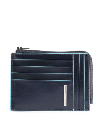 Piquadro Blue Square RFID Tarjetero dark blue