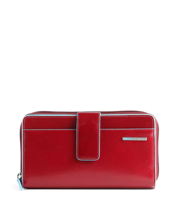 Piquadro Blue Square RFID Monedero red
