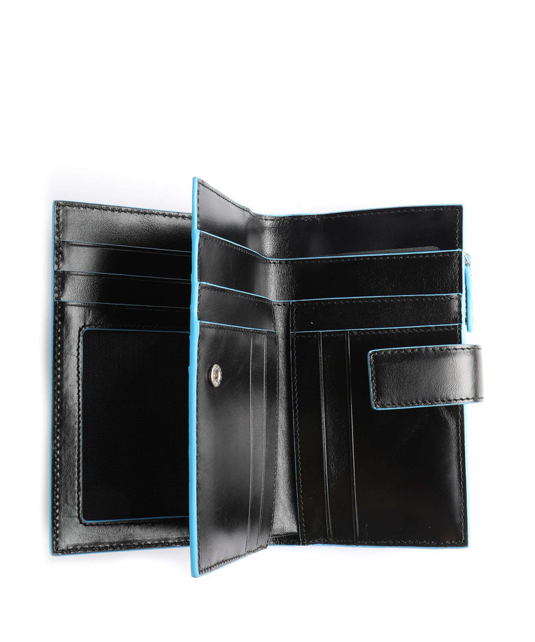 Piquadro Blue Square Credit card holder black