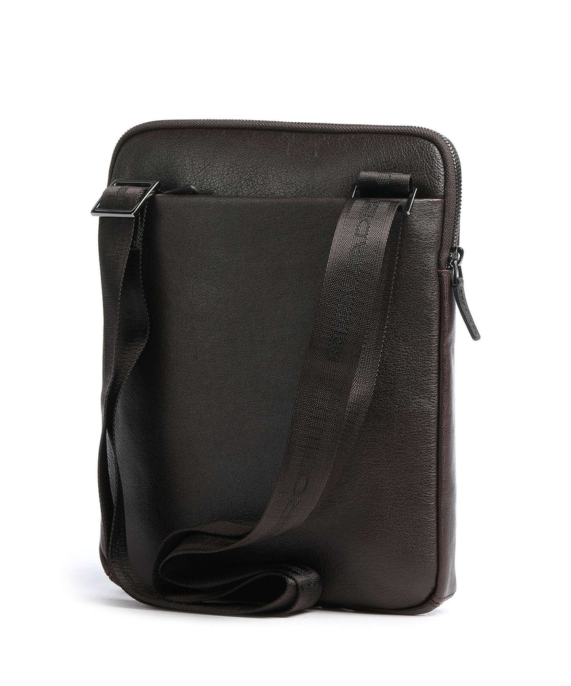 Piquadro Black Square Crossbody bag testa di moro