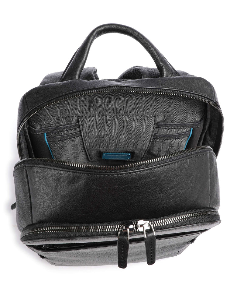 Piquadro Black Square Laptop backpack black