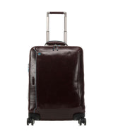 Piquadro Blue Square Maleta con 4 ruedas mahogany