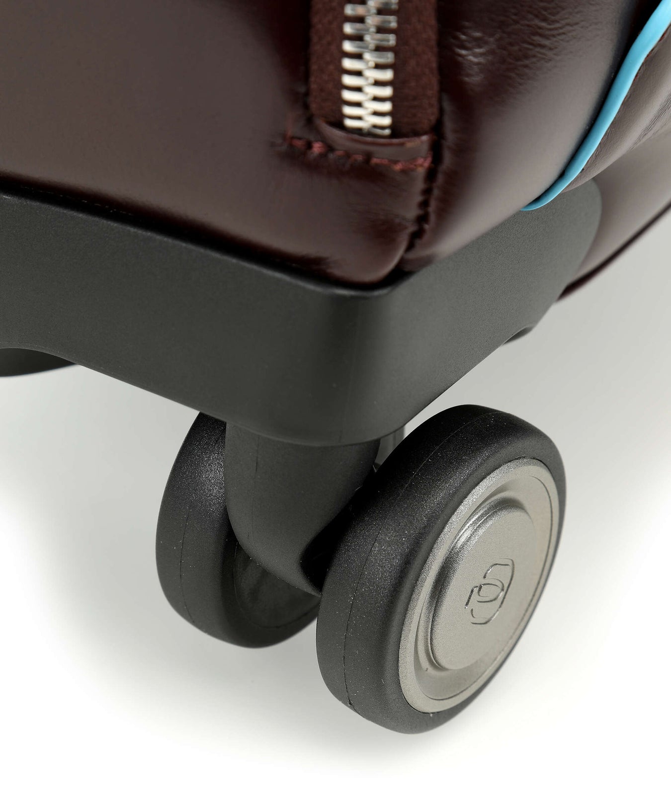 Piquadro Blue Square Spinner (4 wheels) mahogany